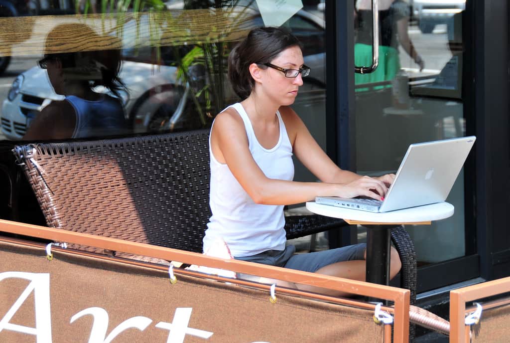 Catching up on e-mail and getting off the college academic treadmill